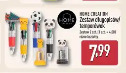 ALDI Zestaw długopisów i temperówek Home Creation oferta