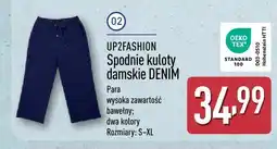 ALDI Spodnie kuloty damskie DENIM UP2FASHION oferta