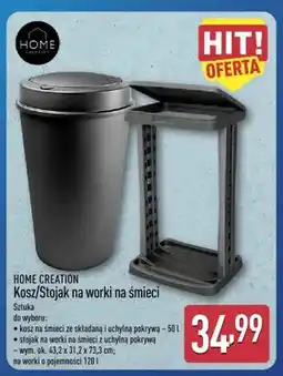 ALDI Kosz na śmieci ze składaną i uchylną pokrywą Home Creation oferta