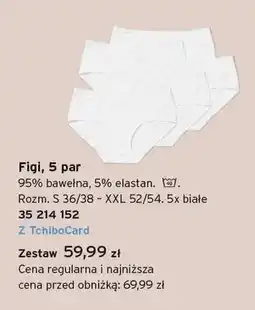 Tchibo Figi damskie Tchibo 5-pak oferta