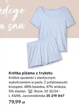 Tchibo Krótka piżama z trykotu oferta