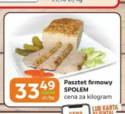 Społem Częstochowa Pasztet firmowy Społem oferta
