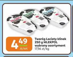Społem Częstochowa Twaróg Łaciate klinek Mlekpol oferta