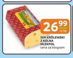 Społem Częstochowa Ser Królewski z Kolna Mlekpol oferta