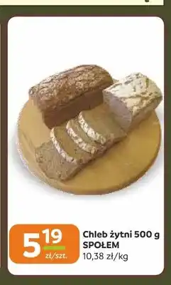 Społem Częstochowa Chleb żytni Społem oferta