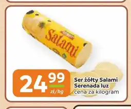 Społem Częstochowa Ser żółty Salami Serenada luz oferta