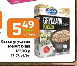 Społem Częstochowa Kasza gryczana Melvit biała 4-pak oferta
