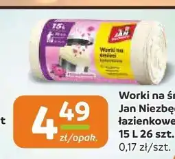 Społem Częstochowa Worki na śmieci Jan Niezbędny łazienkowe zapachowe oferta