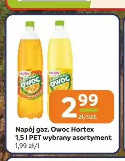 Społem Częstochowa Napój gazowany Owoc Hortex oferta