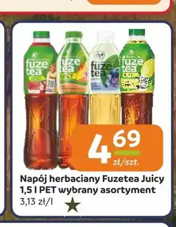 Społem Częstochowa Napój herbaciany Fuzetea Juicy Green Tea Citrus oferta