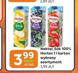 Społem Częstochowa Nektar Sok 100% Hortex oferta