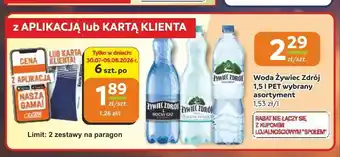 Społem Częstochowa Woda Żywiec Zdrój oferta