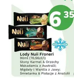 Limonka Lody Nuii Migdały i Wanilia z Jawy oferta