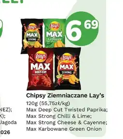 Limonka Chipsy ziemniaczane Lay's Max Strong Chilli & Lime oferta