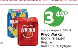 Limonka Piwo Warka Regular oferta