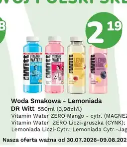 Limonka Woda witaminowa Dr Witt Vitamin Water ZERO Mango-cytrus oferta