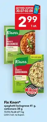 Lewiatan Fix Knorr carbonara oferta