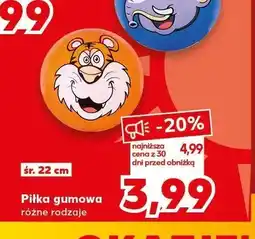 Kaufland Piłka gumowa oferta