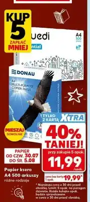 Kaufland Papier ksero A4 500 arkuszy Donau oferta