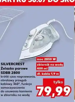 Kaufland Żelazko parowe Silvercrest SDBB 2800 oferta