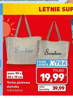 Kaufland Torba plażowa damska oferta