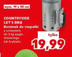 Kaufland Kominek do rozpałki Countryside Let's BBQ oferta