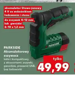 Kaufland Akumulatorowy zszywacz Parkside oferta