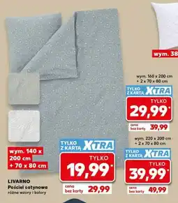 Kaufland Pościel satynowa LIVARNO 140x200 cm oferta