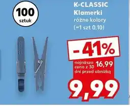 Kaufland Klamerki K-Classic 100-pak oferta
