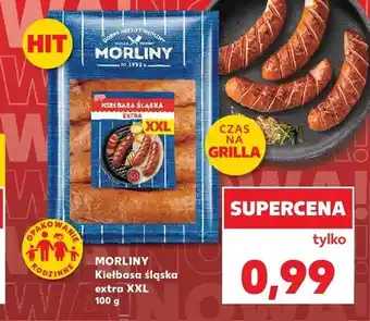 Kaufland Kiełbasa śląska extra XXL Morliny oferta