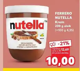 Kaufland Krem do smarowania Nutella Ferrero oferta