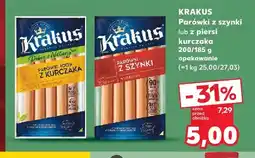 Kaufland Parówki z piersi kurczaka Krakus oferta