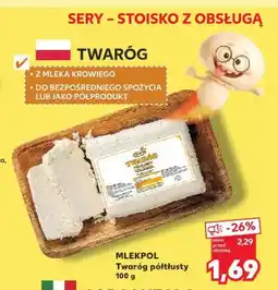 Kaufland Twaróg półtłusty Mlekpol oferta