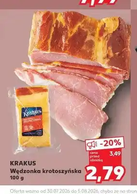 Kaufland Wędzonka krotoszyńska Krakus oferta