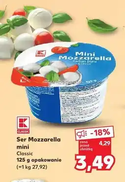 Kaufland Ser Mozzarella mini Classic K-Classic oferta