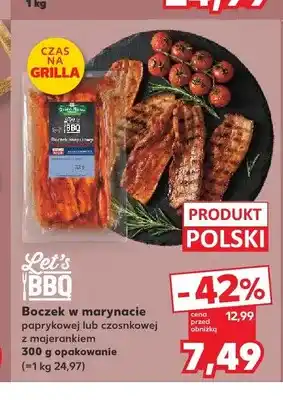 Kaufland Boczek w marynacie paprykowej Let's BBQ oferta