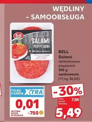 Kaufland Salami delikatesowe Bell oferta