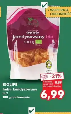 Kaufland Imbir kandyzowany Biolife Bio oferta