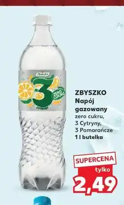 Kaufland Napój gazowany Zbyszko 3 Pomarańcze zero cukru oferta