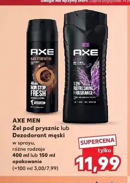 Kaufland Dezodorant męski Axe Men Dark Temptation oferta