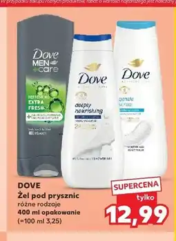 Kaufland Żel pod prysznic Dove Men+Care Extra Fresh oferta