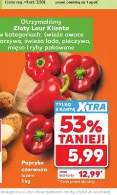 Kaufland Papryka czerwona oferta
