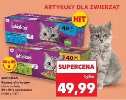 Kaufland Karma dla kotów Whiskas 40-pak oferta