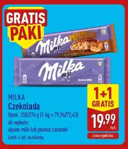 ALDI Czekolada Milka Alpine Milk oferta