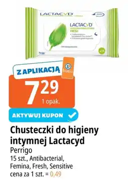 E.Leclerc Chusteczki do higieny intymnej Lactacyd Perrigo oferta