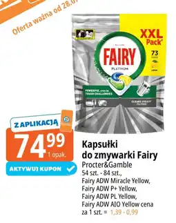 E.Leclerc Kapsułki do zmywarki Fairy oferta