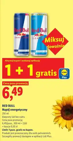 Lidl Red Bull Napój energetyczny oferta