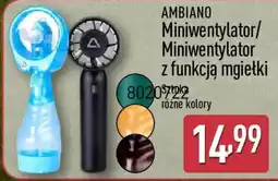 ALDI Ambiano miniwentylator/ miniwentylator z funkcją mgiełki oferta