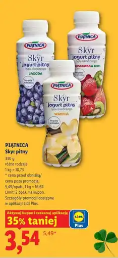 Lidl PIĄTNICA Skyr pitny oferta