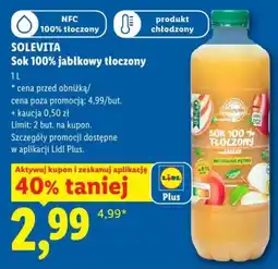 Lidl Sok 100% jabłkowy tłoczony oferta